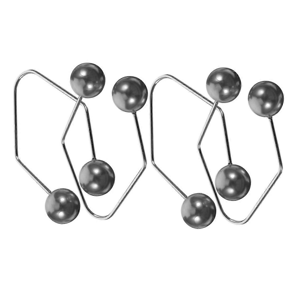 Dimple Trainer Facial Muscle Trainer for Cheeks, Compact Lightweight Metal Smile Enhancer in Black