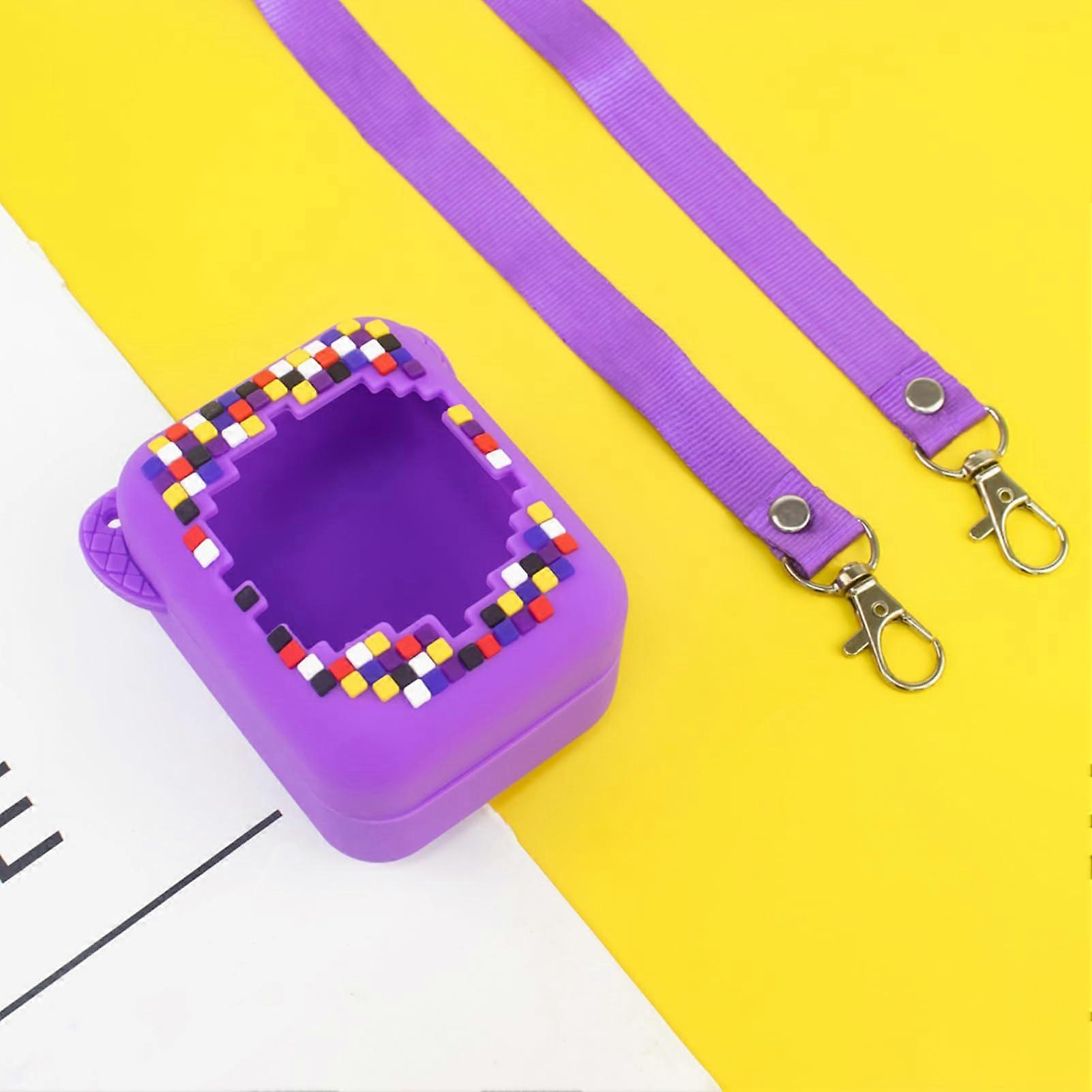 Silicone Protective Case For Bitzee Interactive Animal 3D Digital Pet Dustproof Purple