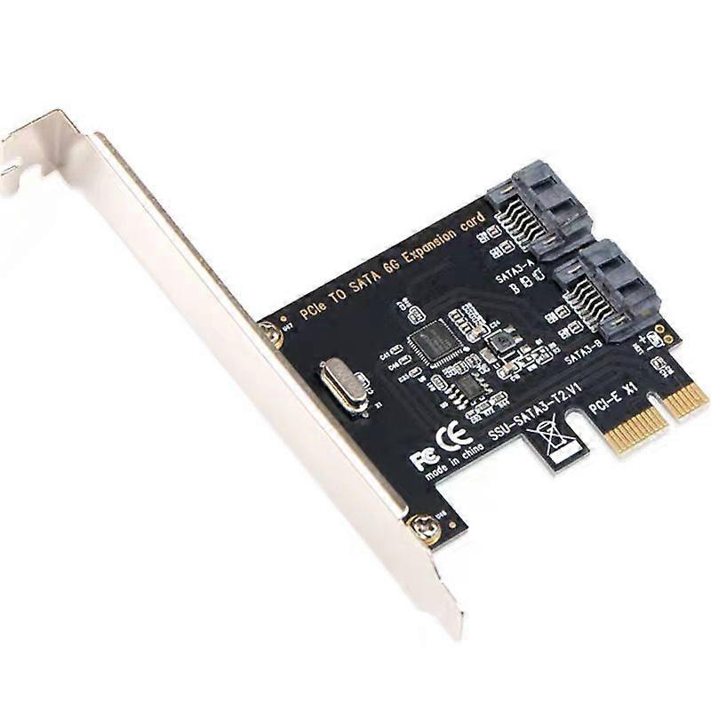 PCI-E to SATA 3.0 expansion card 4-port 6-port 6Gbps adapter card Black Synology NAS hard disk expansion card