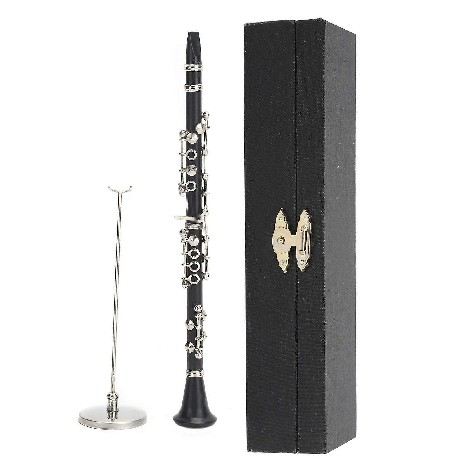 2025 Latest Model Mini Flute Model with Base Miniature Musical Instrument