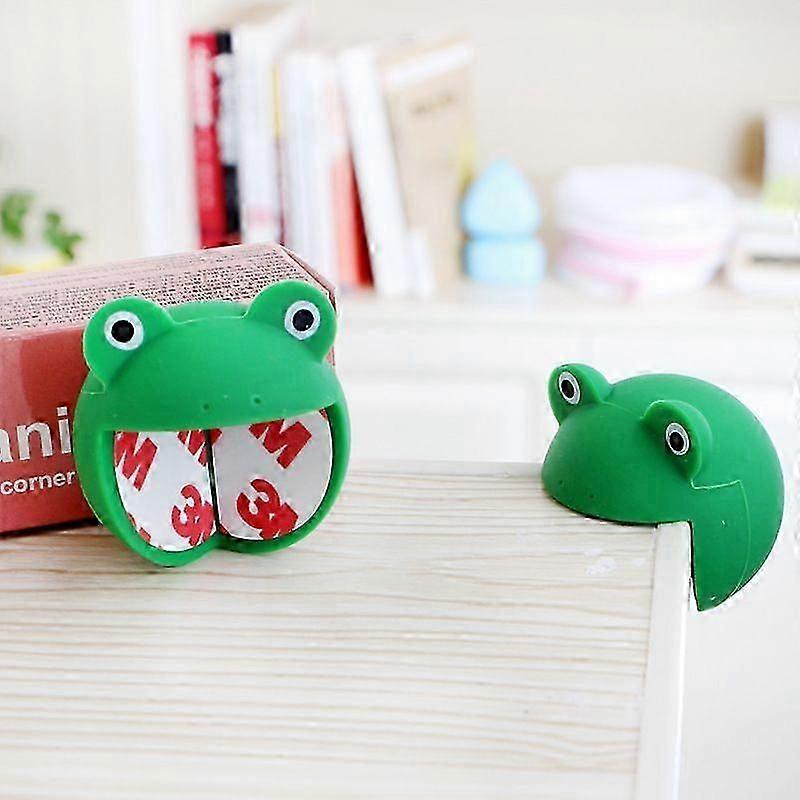 Green Cute Animal Corner Protector 4 pcs Table Corner Crash Protector Corner Protector Cartoon Corner Protector For Table Furniture and Furniture with