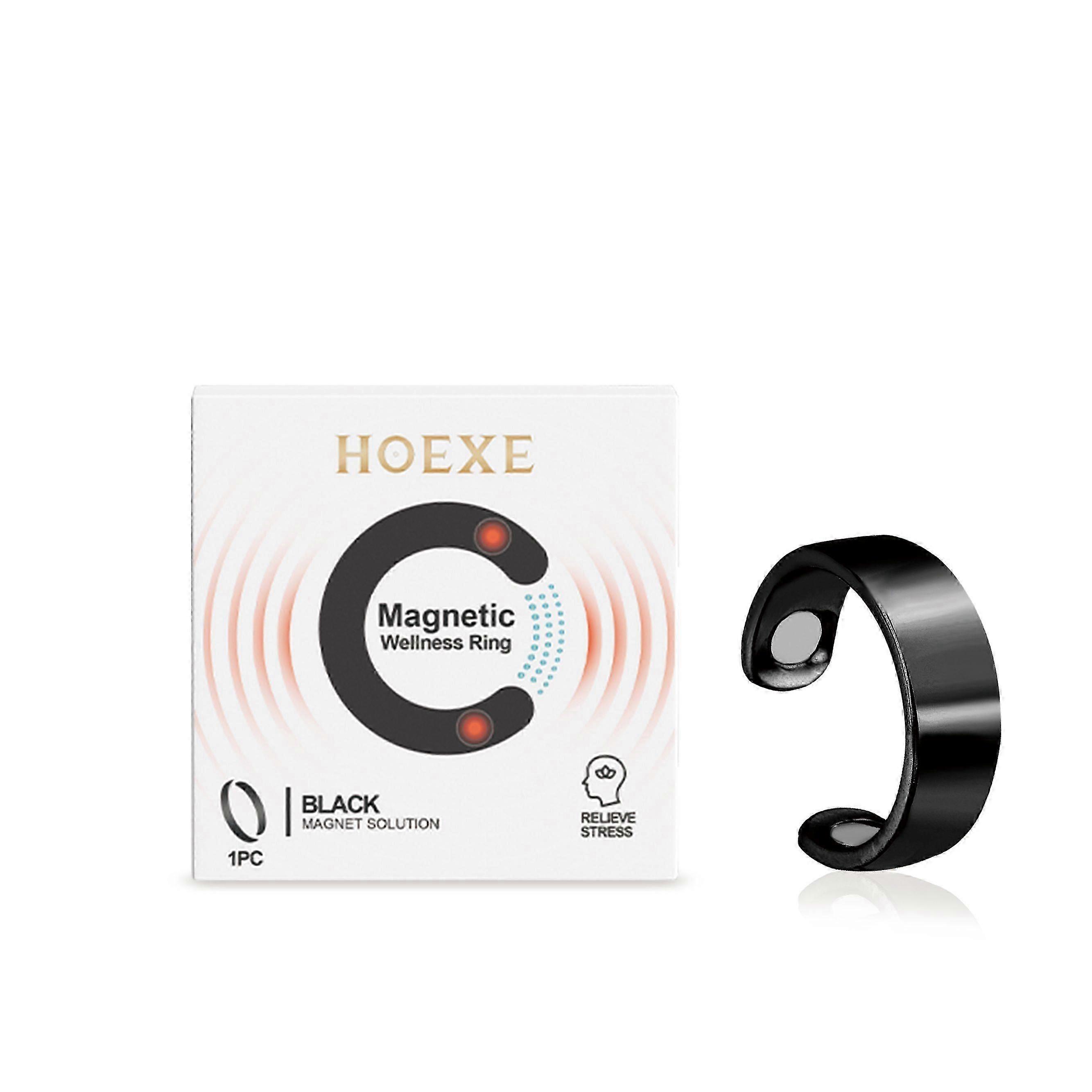 Hoexe Black Magnet Ring