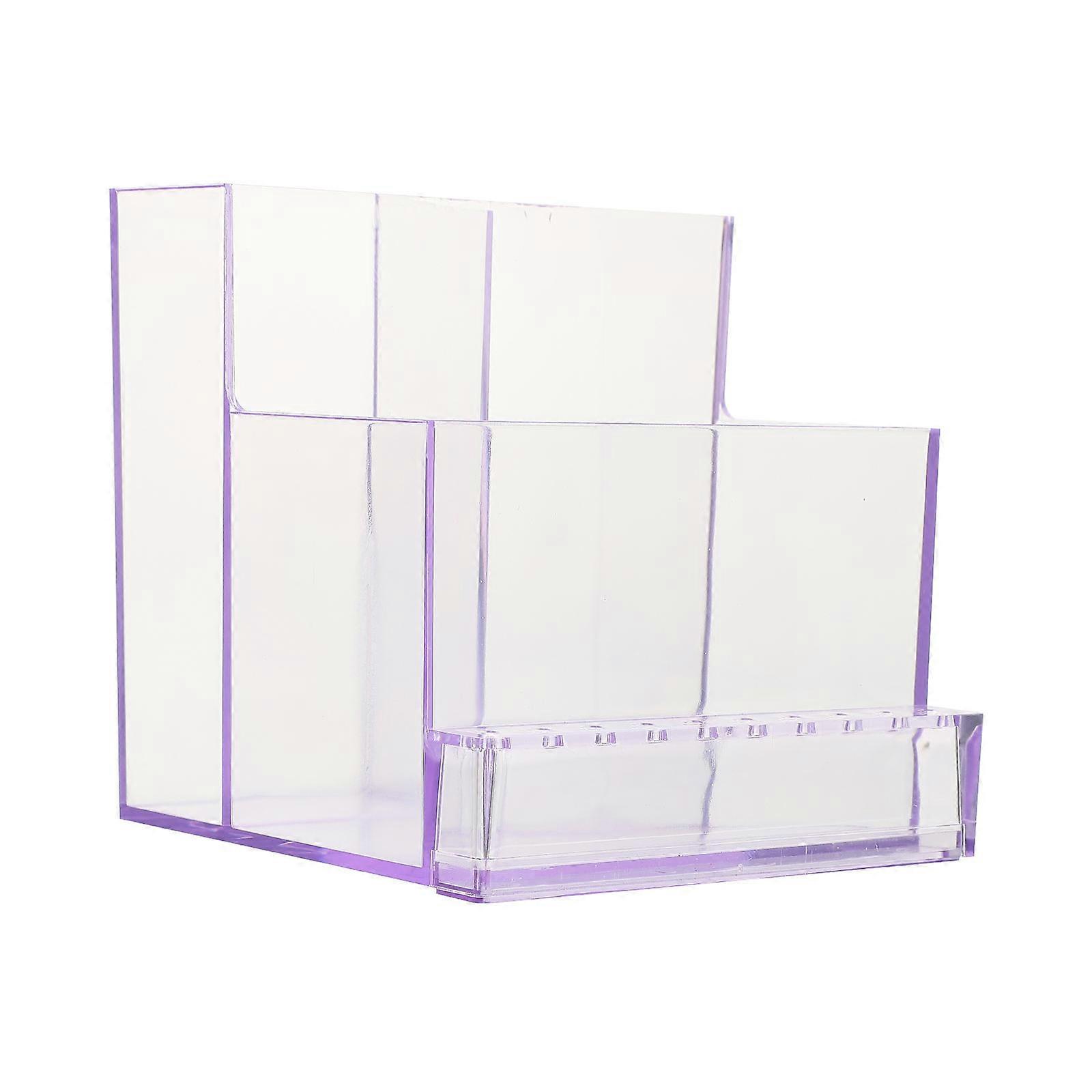 Nail Drill Bits Storage Box Practical Design Nail Art Polishing Head Organizer Professional Salon Use 10.5x9.7cm 1Set