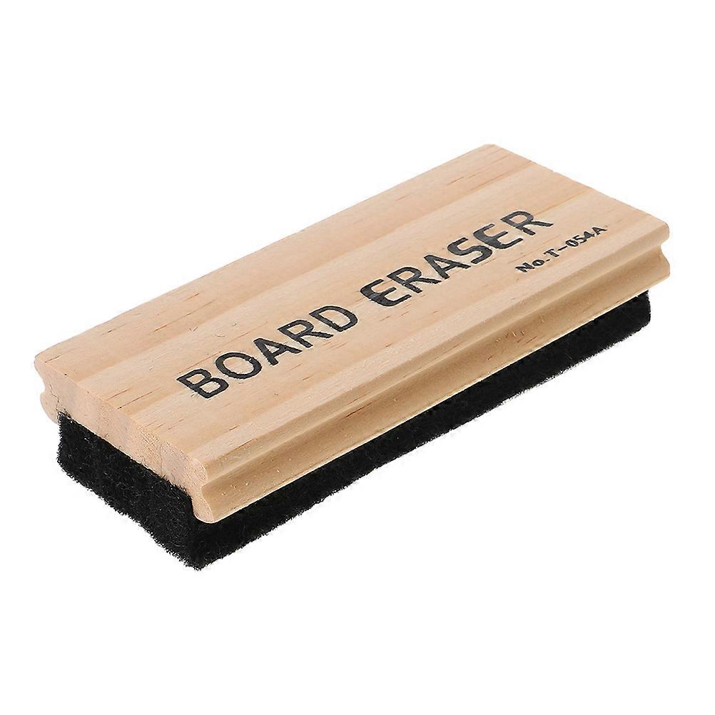 Wooden Dry Erase Eraser Reusable Classroom & Office Erasing Tool Efficient Cleaning Minimalist Design