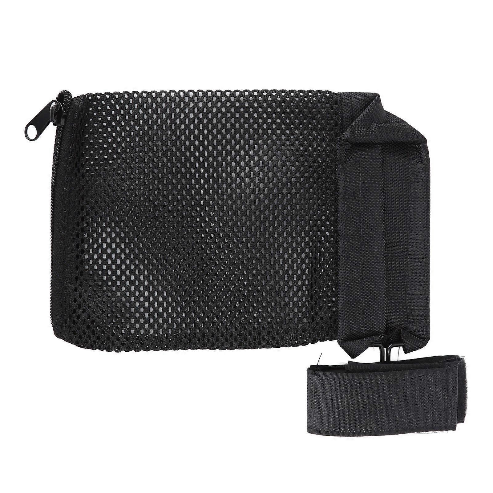 Catcher Zippered Bottom Mesh Brass Shell Collector Nylon for Shooting Training Hook and Loop Style
