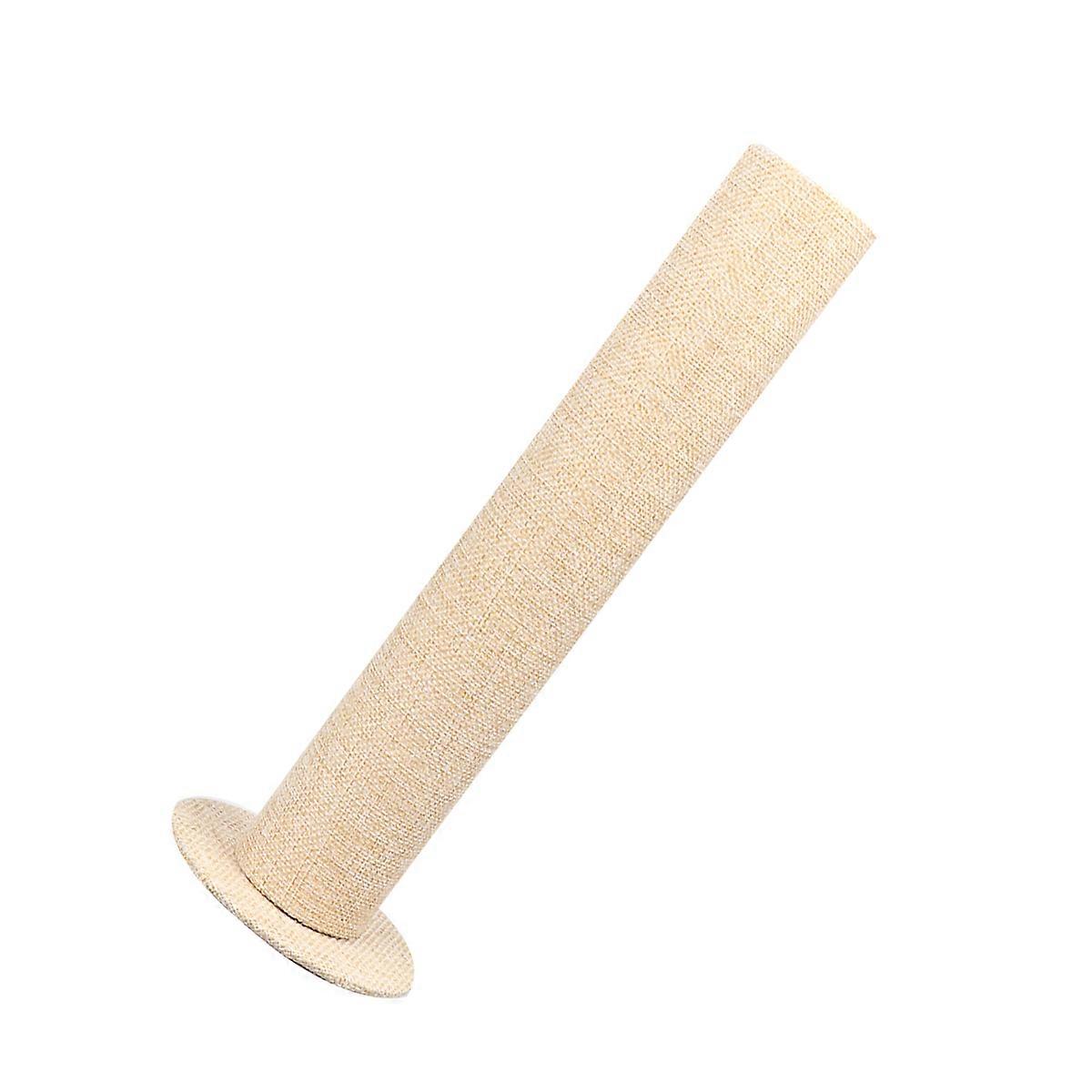 Hair Band Holder Bangle Storage Rack Simple Design Vertical Jewelry Display Organizer Beige 10*10*30cm Organize 2Set