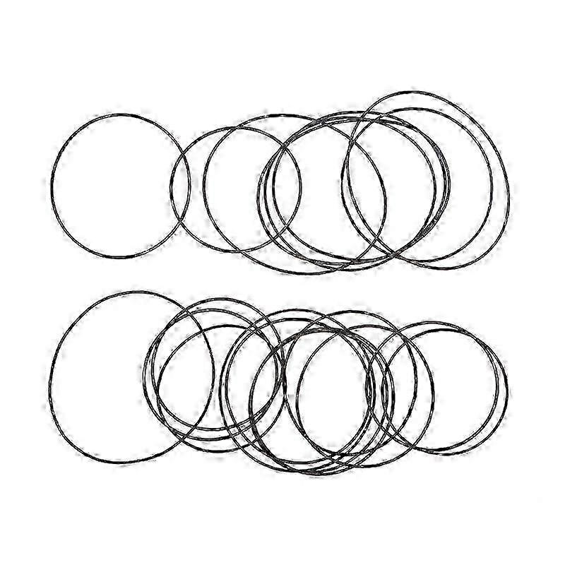 1mm Width 70-100mm New Rubber Belt for Recorders and DVD Drives (20pcs)
