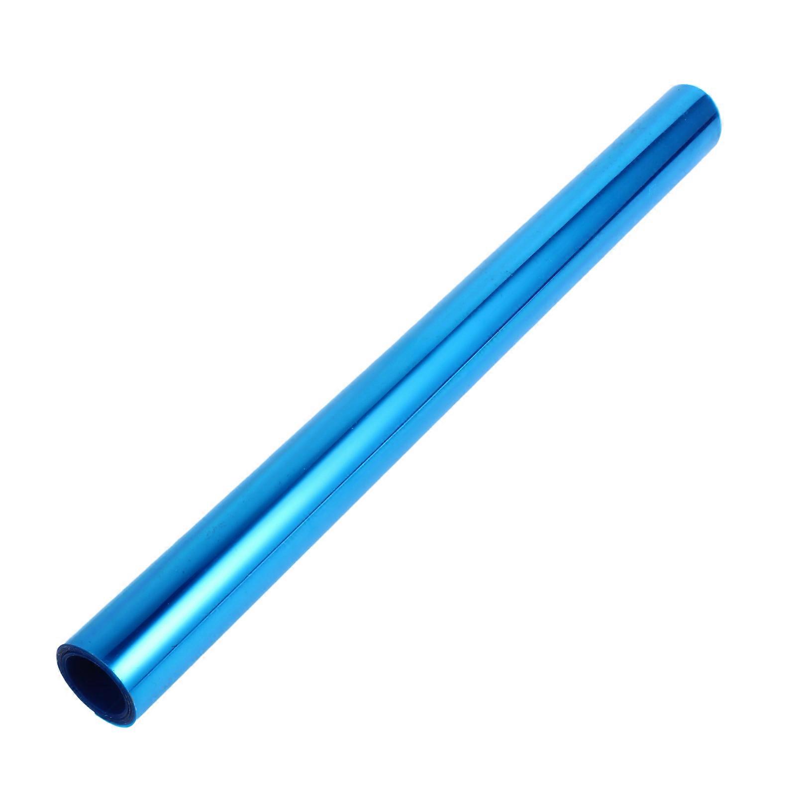 Flower Wrapping Film Glass Decorative Window Films Blue 40cm x 4m Roll Simple Design For present Giving 1 Roll