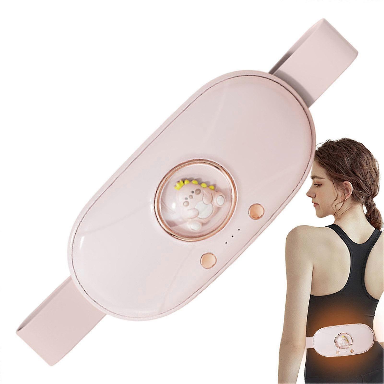 Menstrual Heating Pad with Massager - 3 Modes, Soft Fabric, Portable for Cramps Relief at Home or Travel