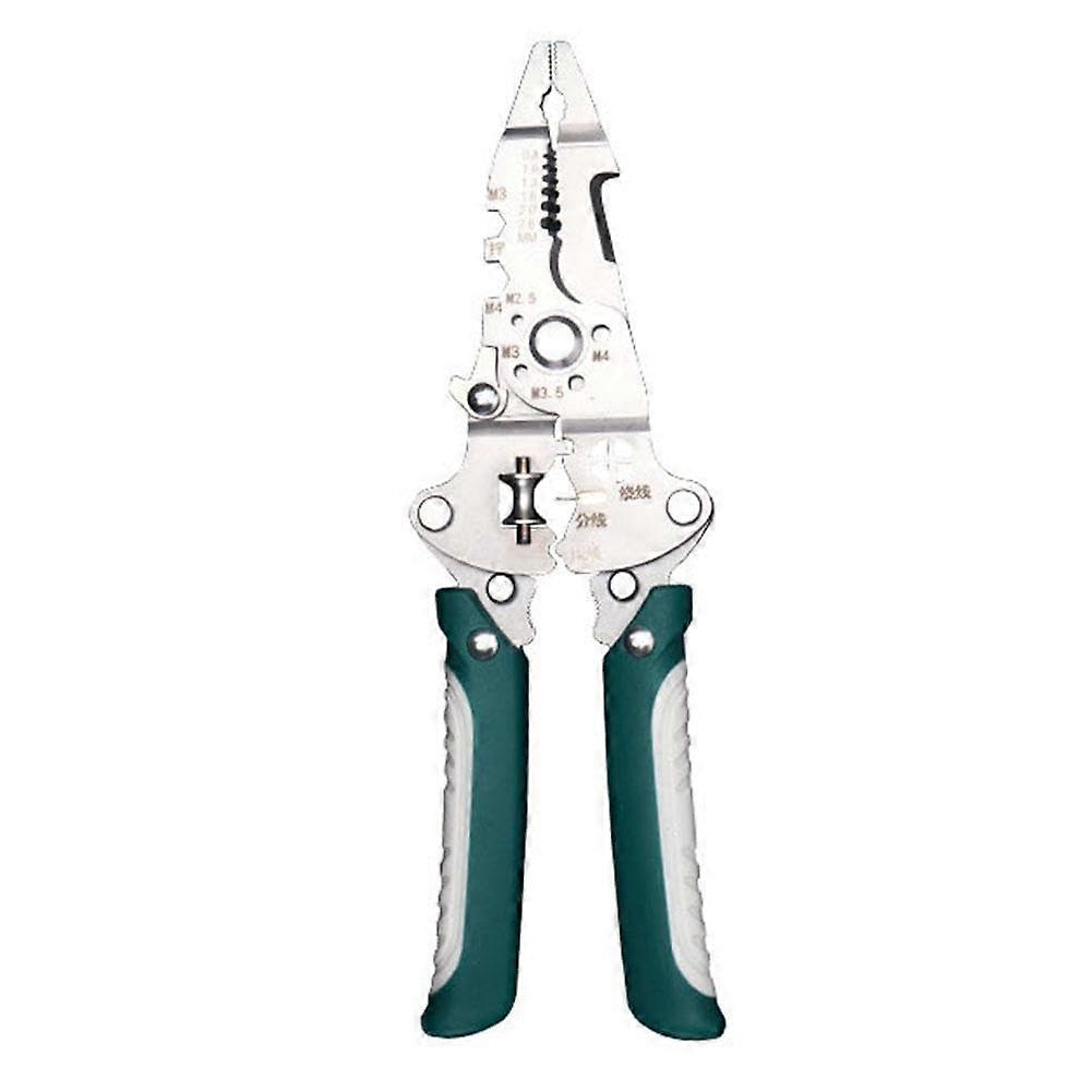 16-in-1 Wire Stripper Folding Multifunctional Electrician Tool For Cutting And Stripping Wires Labor-Saving Sharp Blades