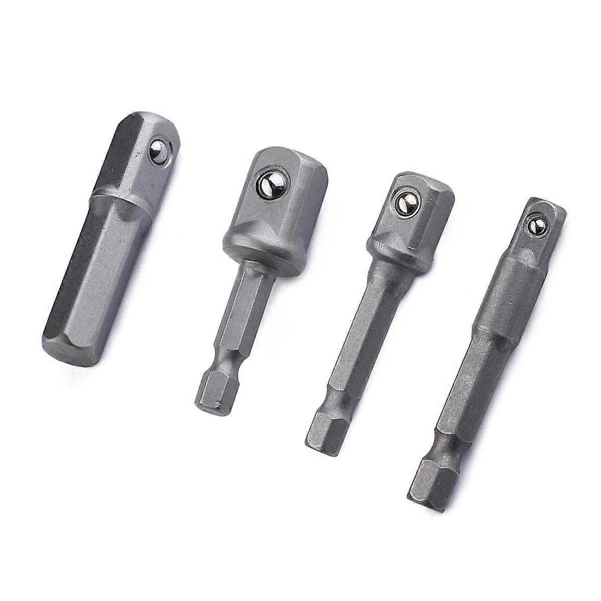 8pcs Socket Adapter Set for Power Tools Square Impact Drill Bit Extensions with Ball Detent Design for Heavy Duty Construction
