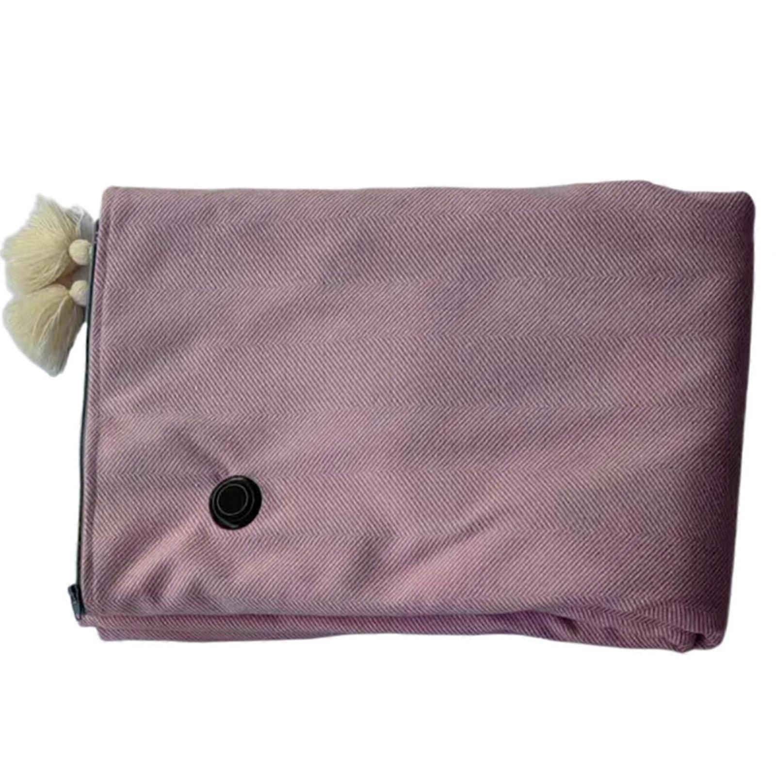 Heated Throw Blanket for Quick Warmth and Comfort, Energy-Saving Soft Plush Material, 50x60 Inches, Gray Color