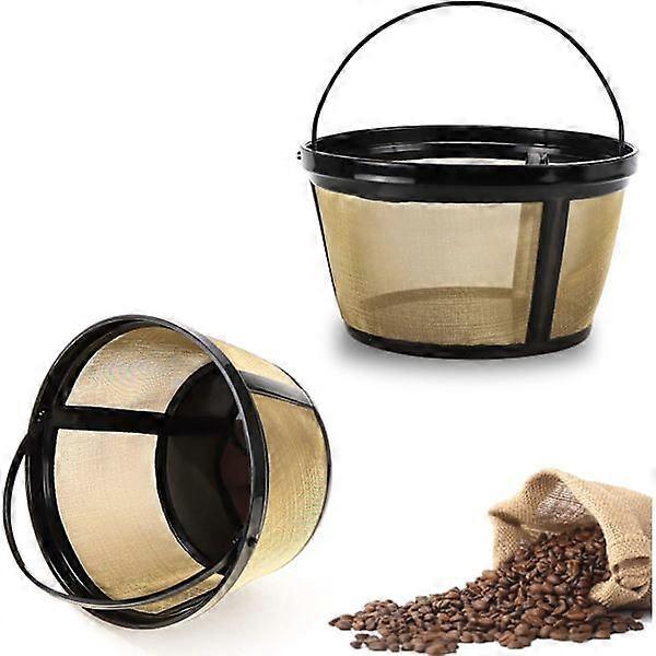 Goldfarbener Filterkaffee-Dauerfilter Edelstahl-Kaffeefilter