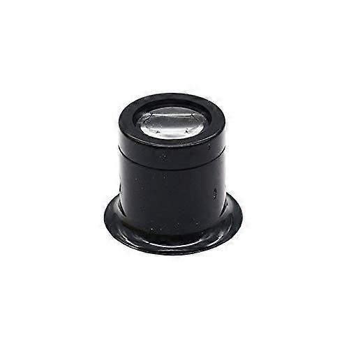 Portable Magnifying Glass 10X/5X Monocular Magnifier Mini Jeweler Loupe Watch Kit Optical Tool (Color: White) InDepth Learning