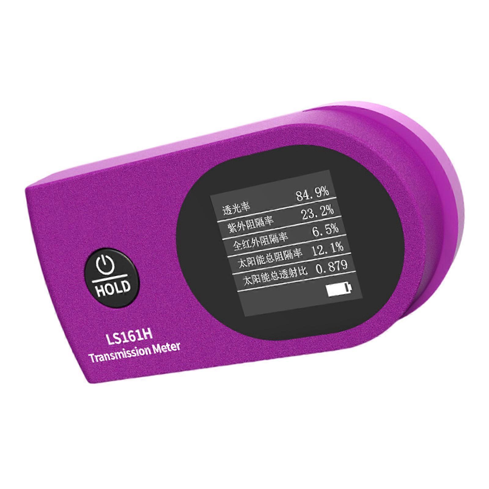 Convenient Light Transmission Meter For Automotive Tint Films With Testing And Rotatable Display Tint Meter Multicolor