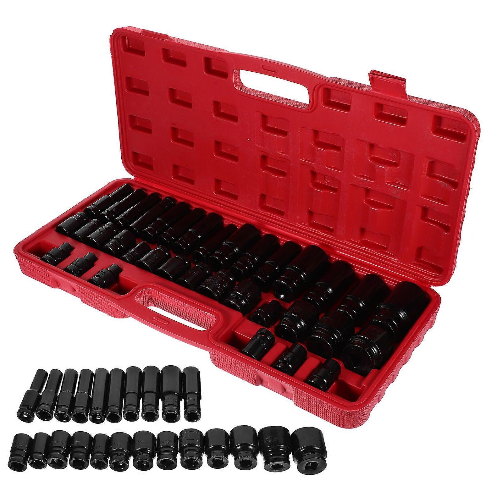 Impact Driver Socket Set Small Socket Set Torque Output Mechanical Repairs Plastic 1Set