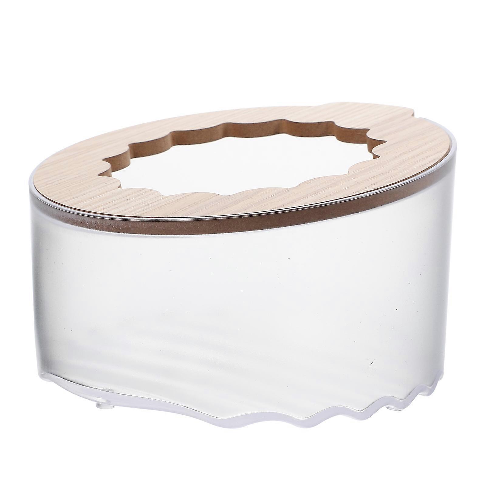 Transparent Pet Bath Basin for Hamsters, Guinea Pigs & Small Animals Easy Clean & Assembly Sand Box Container