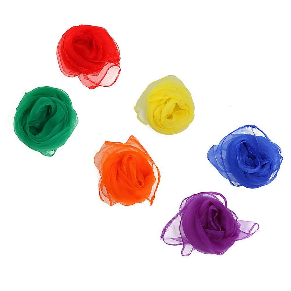 Dancing Scarves Square Shape Durable And Practical 60x60x0.1cm 6Pcs
