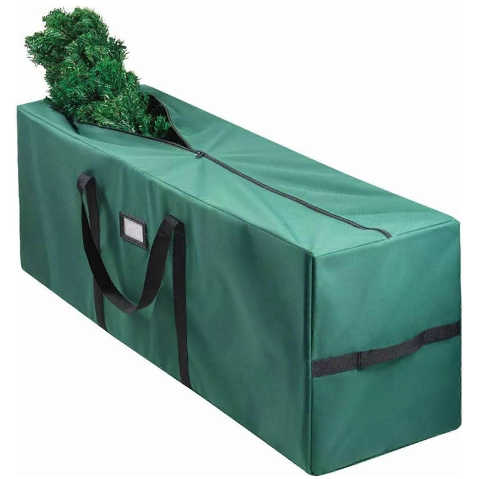Large Capacity Xmas Tree Storage Bag 600D Oxford Fabric Rectangular Container for Clothes Quilt Blanket Organizer Durable