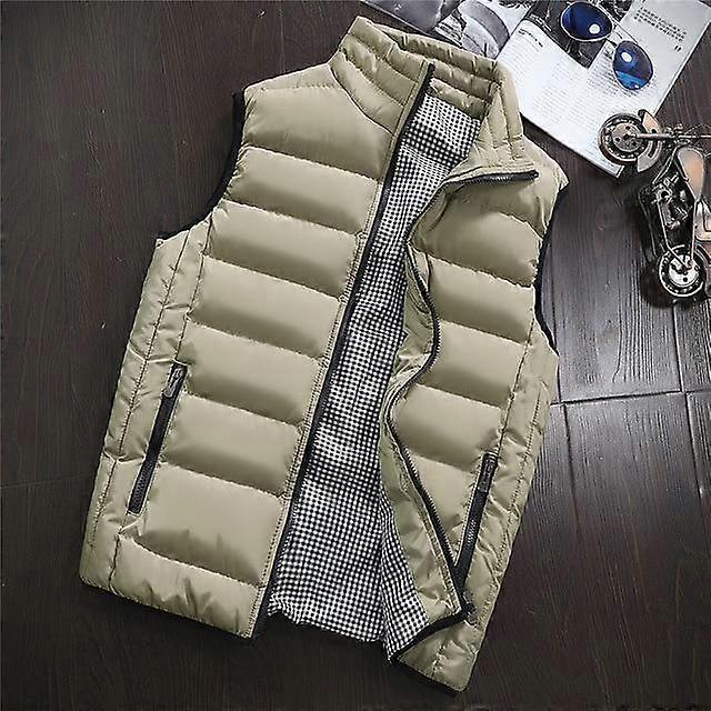 Spring Autumn Men Stylish Vest Mens Plus Size 5xl Sleeveless Jacket Men Winter Waistcoat Men 'S Vest Casual Coats