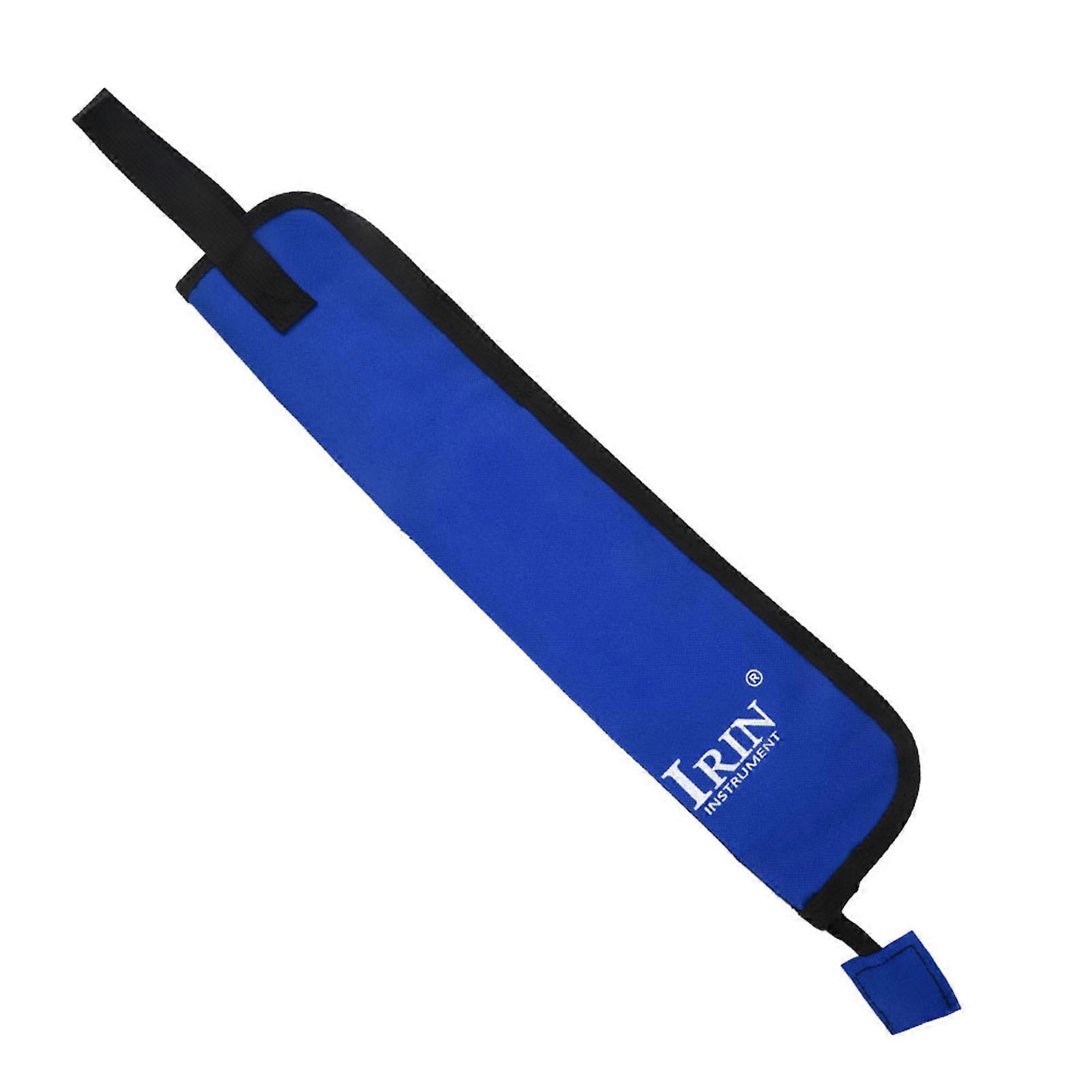 IRIN Drum Stick Storage Hanging Bag Drumstick Portable Handbag with Handle (Blue)