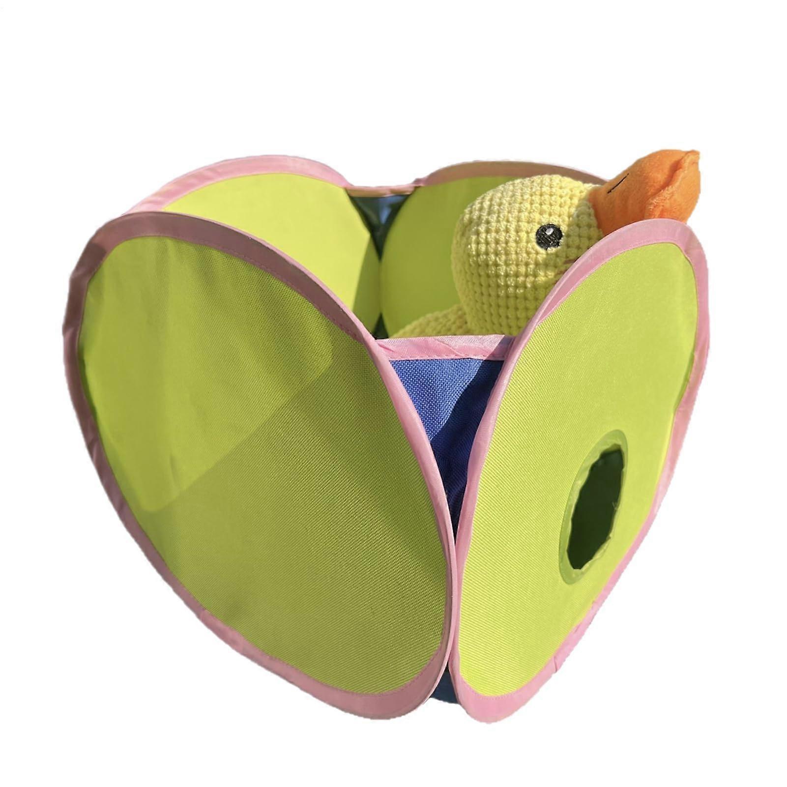 Cat Tunnel Toy - Waterproof Scratching and Play Tunnel for Kittens with Peephole for Indoor and Outdoor Use