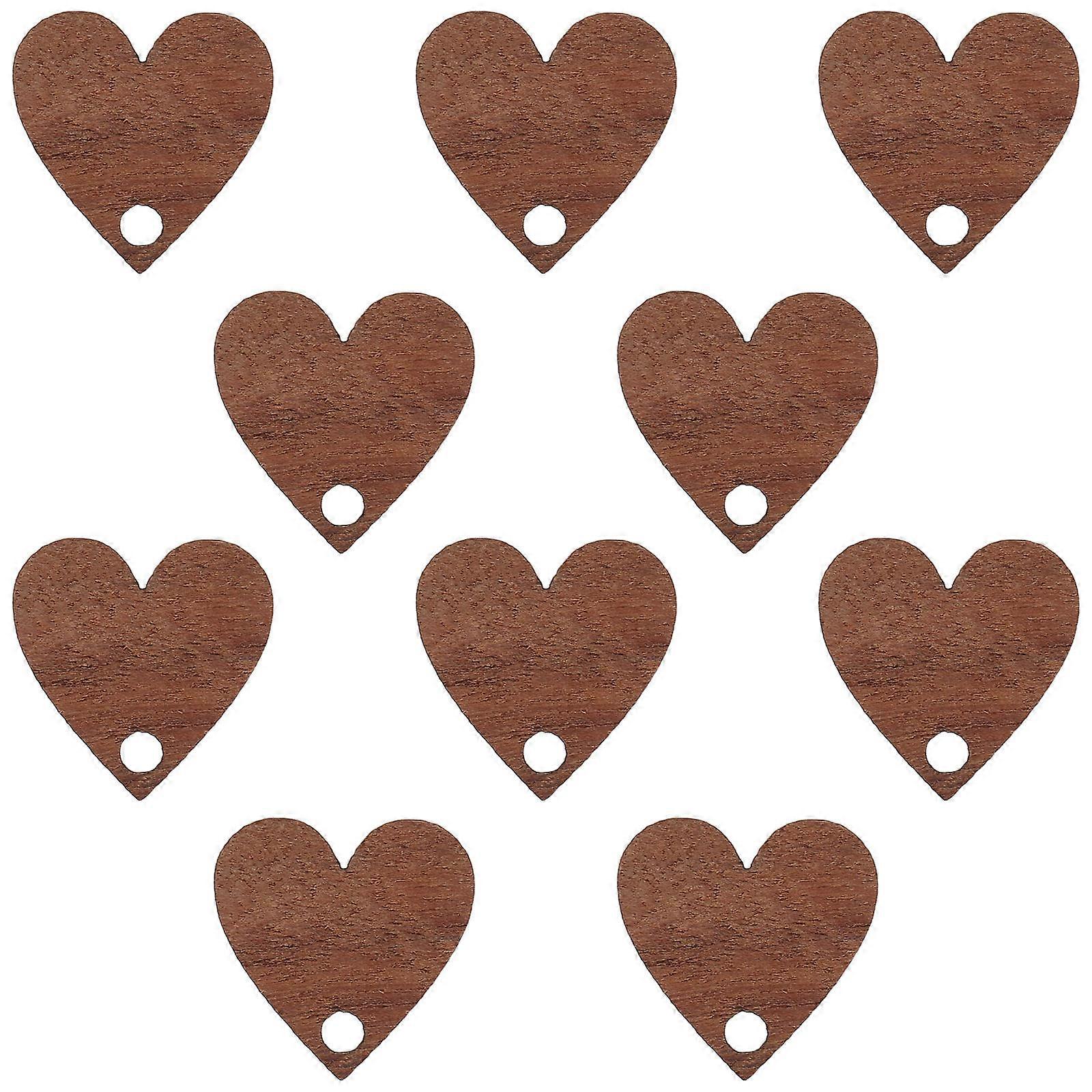 Here's a polished product description for your **10pcs Heart Shaped Wooden Earring Findings**:
✨ **Heart Shaped Wooden Earring Findings Natural &