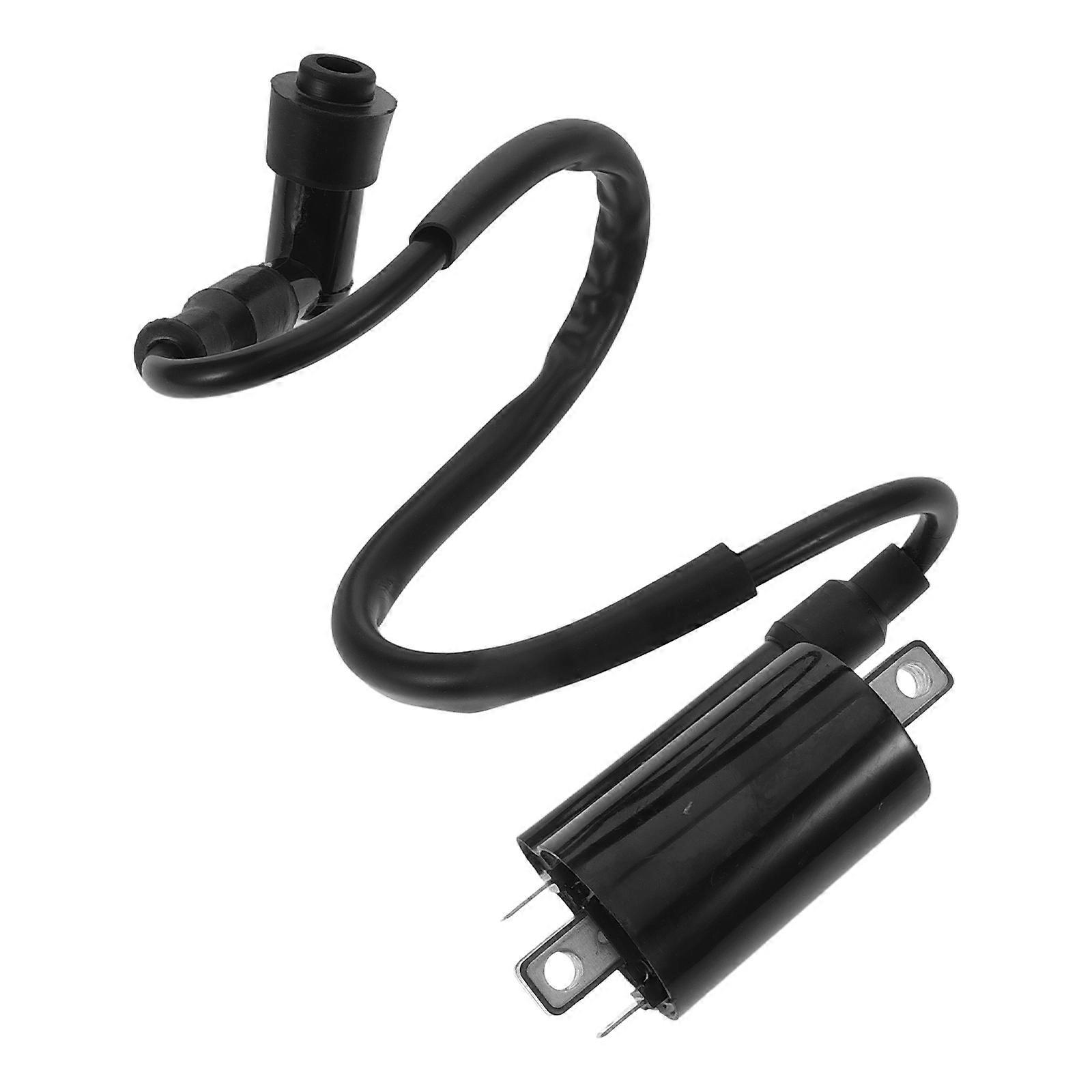High Stability Ignition Coil for Reliable Engine Performance in Cars Black Plastic and Metal