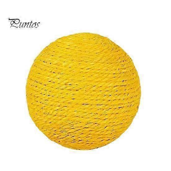 Interactive Sisal Cat Scratching Ball Toy - Bite-Resistant Pet Toy for Stress Relief & Exercise - Engaging Fun for Cats