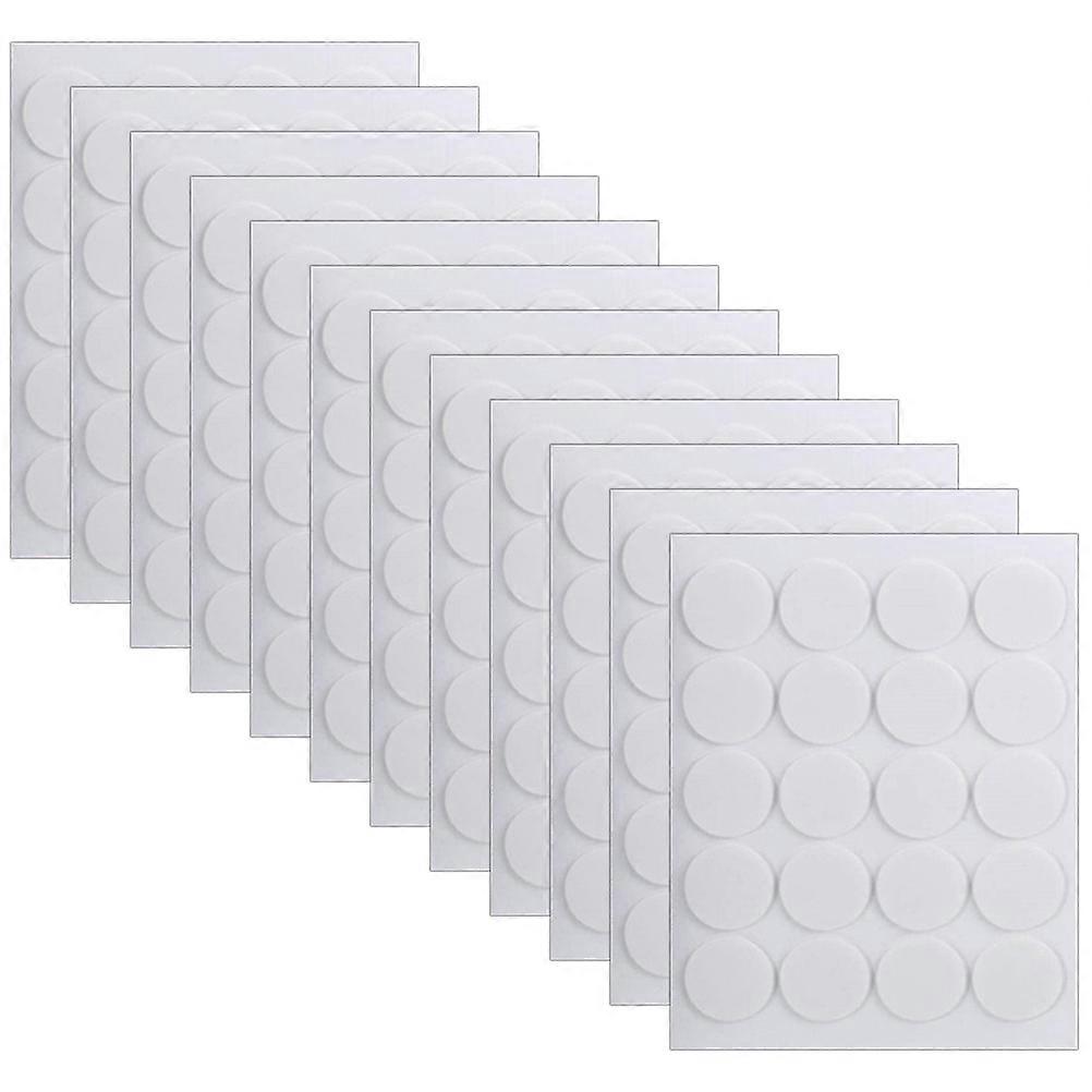 Wick Stickers For Candle Wax Containers Ideal For Home Gatherings And Parties 2x2cm White 12 Sheets