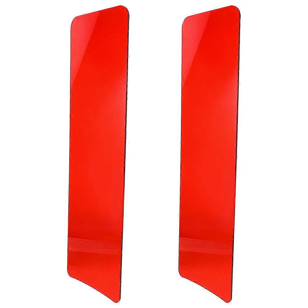Professional Hair Coloring Tool with SemiTransparent Design for Salon Use Acrylic Red 2pcs