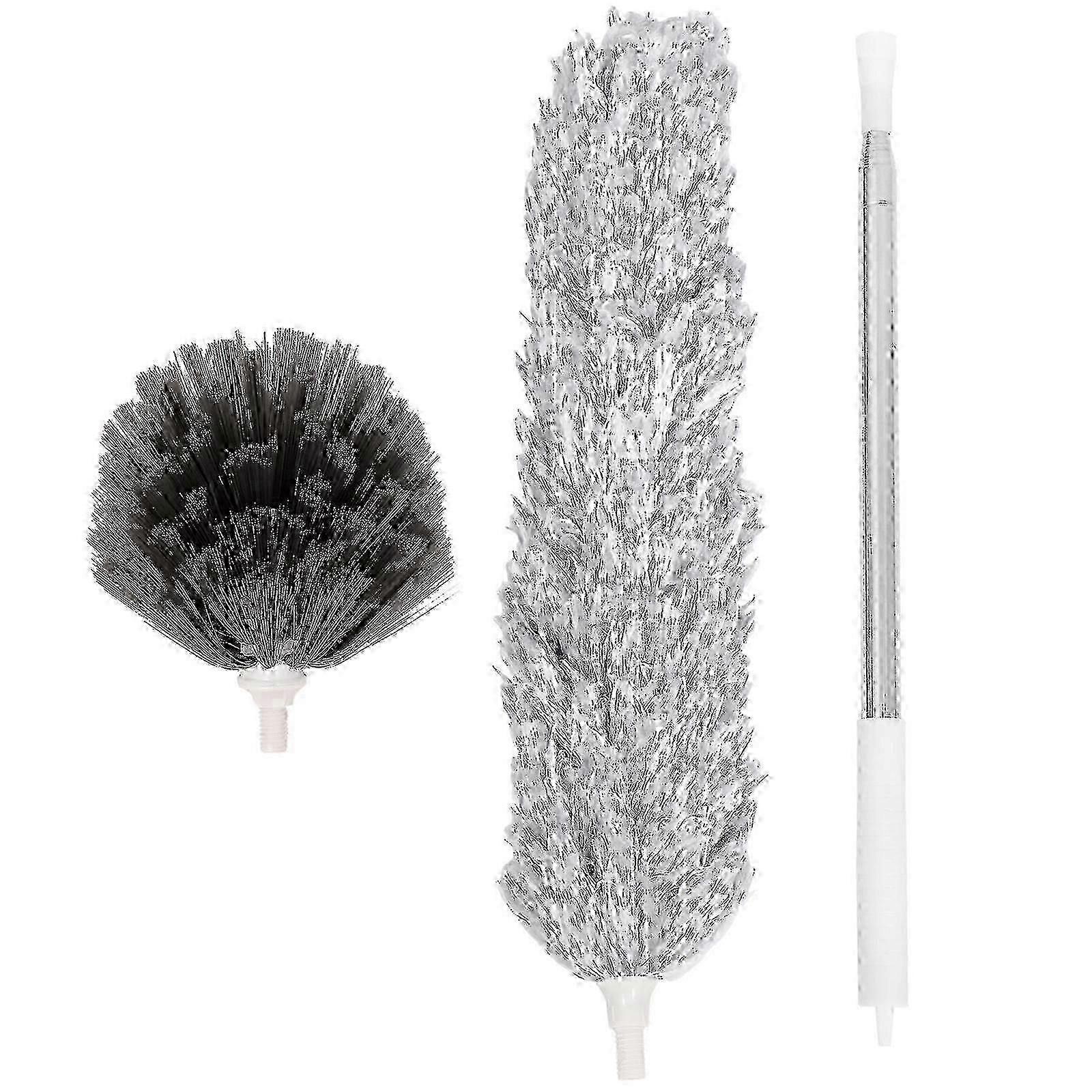 Duster Cleaning Microfiber Duster Extension Pole Extendable Duster Ceiling Fan Duster Washable Feather Duster Cobweb Duster
