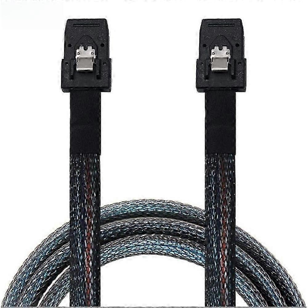 Cabled eConn Internal Mini SAS 36 Pin to SFF-8087 Cable in Black - High Performance 36-Pin Mini SAS Data Transfer Cable