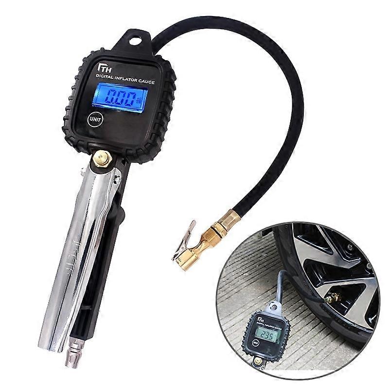 Car Multi-functional Digital LCD Display Tire Air Pressure Inflator