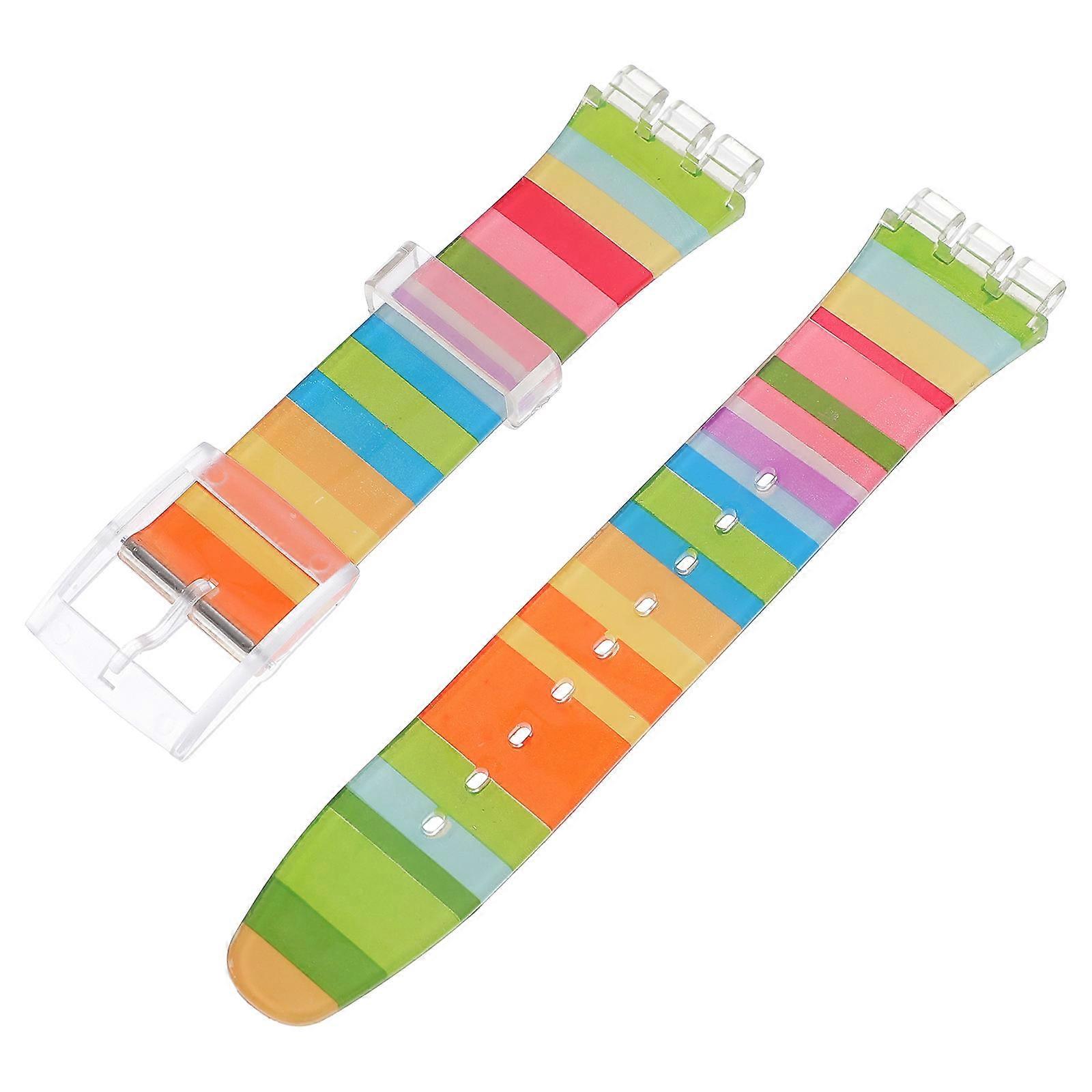 Replacement Strap Band Silicone Watchband Elegant Daily Use 21X2CM Waterproof Breathable 1Pcs