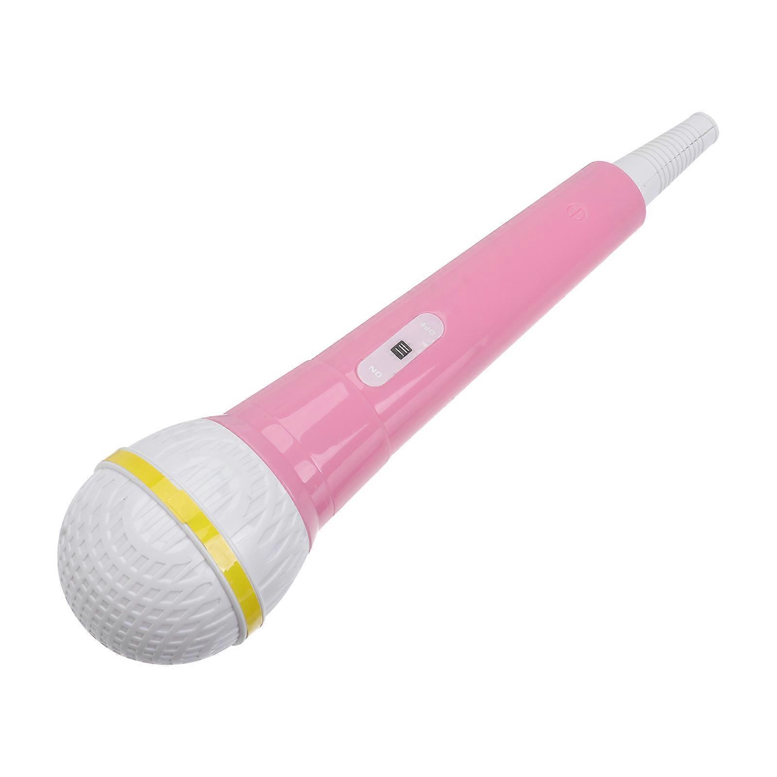 Microphone Model Toy for Kids Playing Lightweight Durable Plastic Performance Prop
