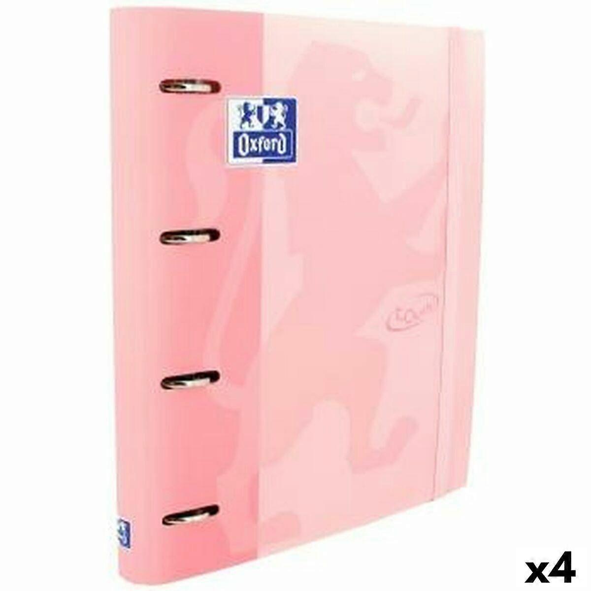 Ring binder Oxford TOUCH Pink A4+ (4 Units)