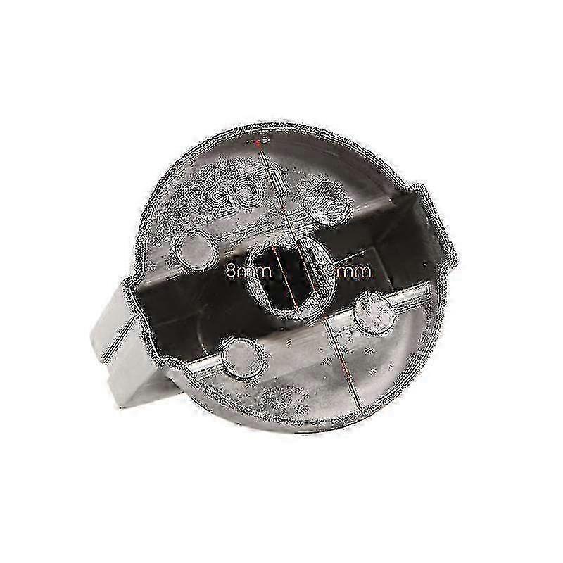 8 stk metall 8mm universelle gasskomfyrkontrollknapper adaptere ovnsbryter kokeflate kontrolllåser --f