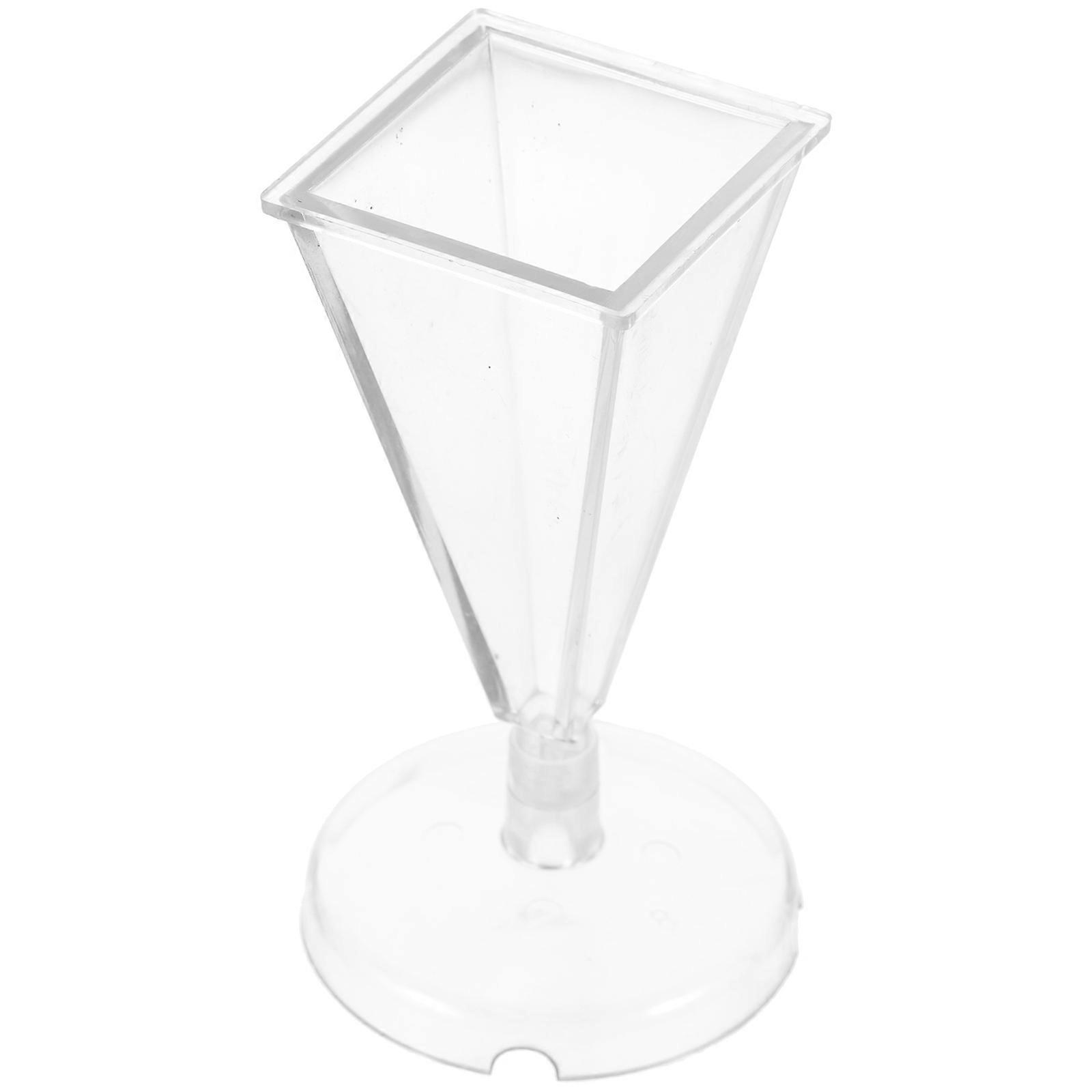 Aromatherapy Mold Transparent Pyramid Mold Craft Making Ideal for DIY Enthusiasts 3.14x3.14x5.70in 1 Piece