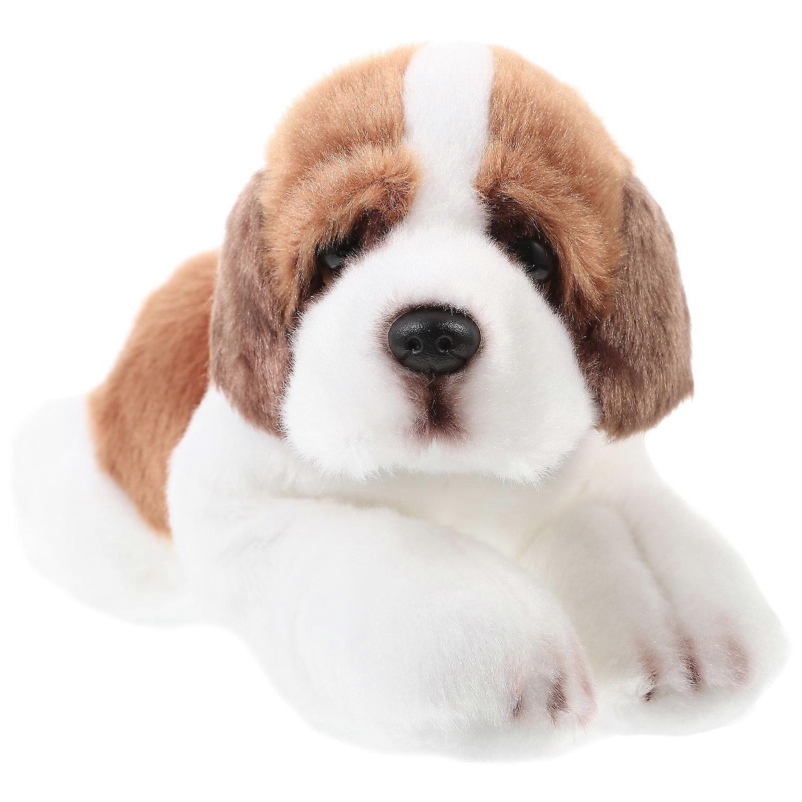 Lovely Simulation Dog Doll Plush Toy For Bookcase Decoration 1Set