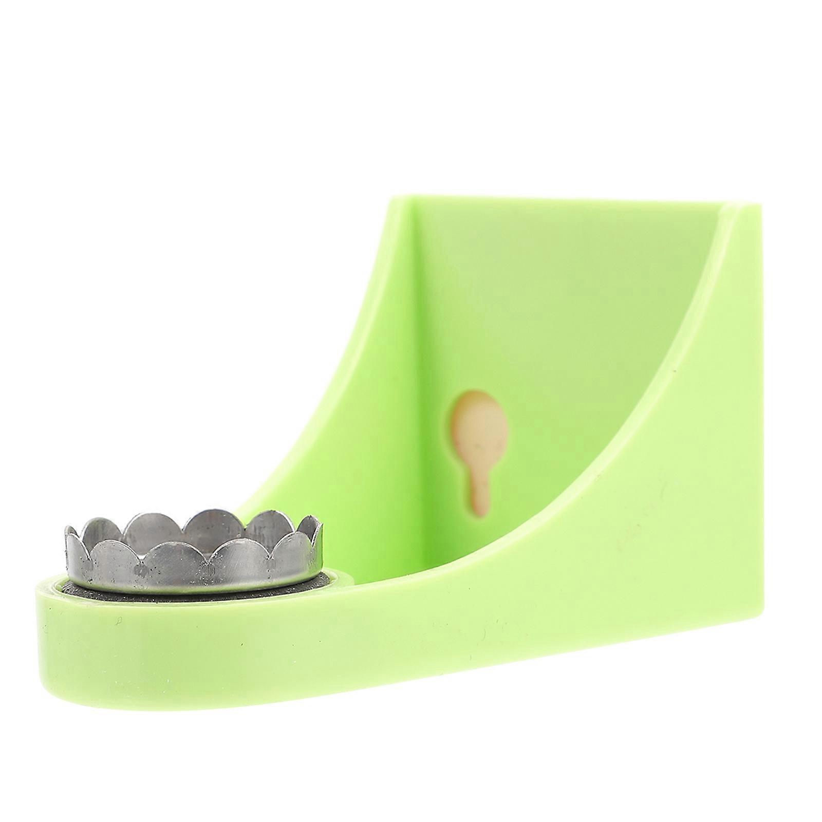 Stanzfreies wandmontiertes Seifenregal für Hausbesitzer in Grün mit rechteckigem magnetischem Design 1 Set