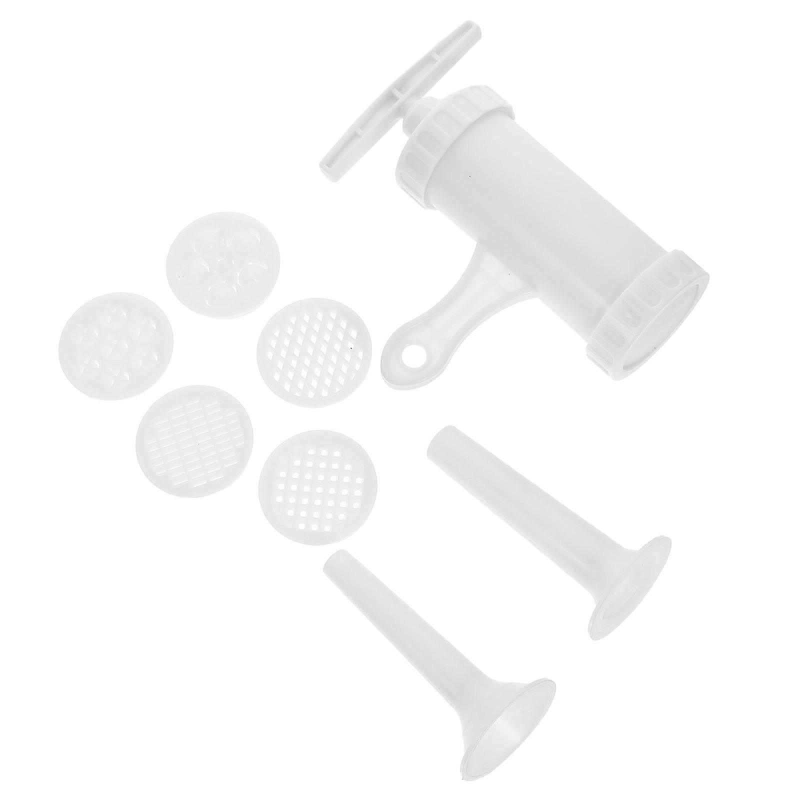 Multi-functional Noodle Maker Press For Hotel Use 18.50X10.80X6.70cm Strong PP Material 8-Pcs Set