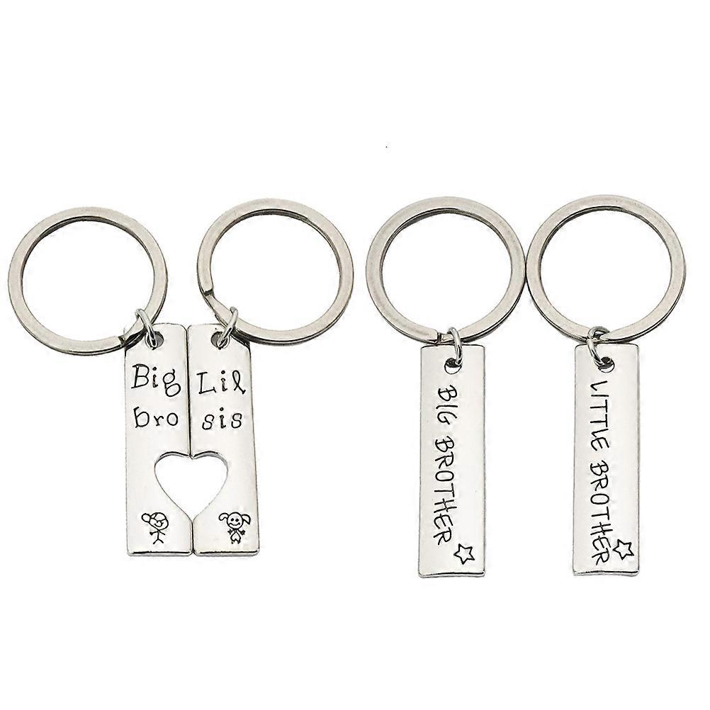 Creative Metal Keychains with Simple Letter Design – Durable Key Ring for Bags, Backpacks & Luggage – Unique Decoration Accessory