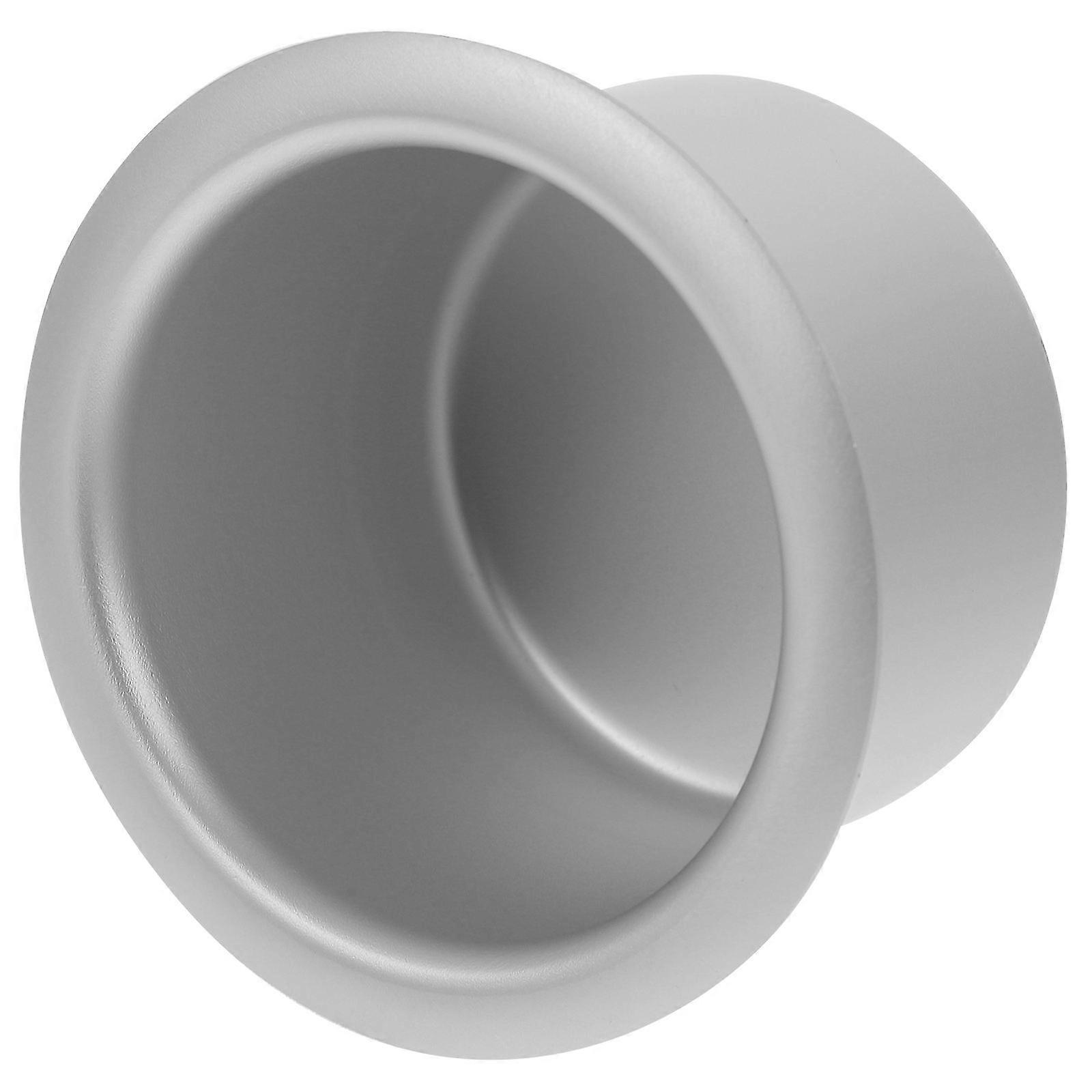 Automotive Cup Holder Metal Cup Stand for Supporting Use Silver