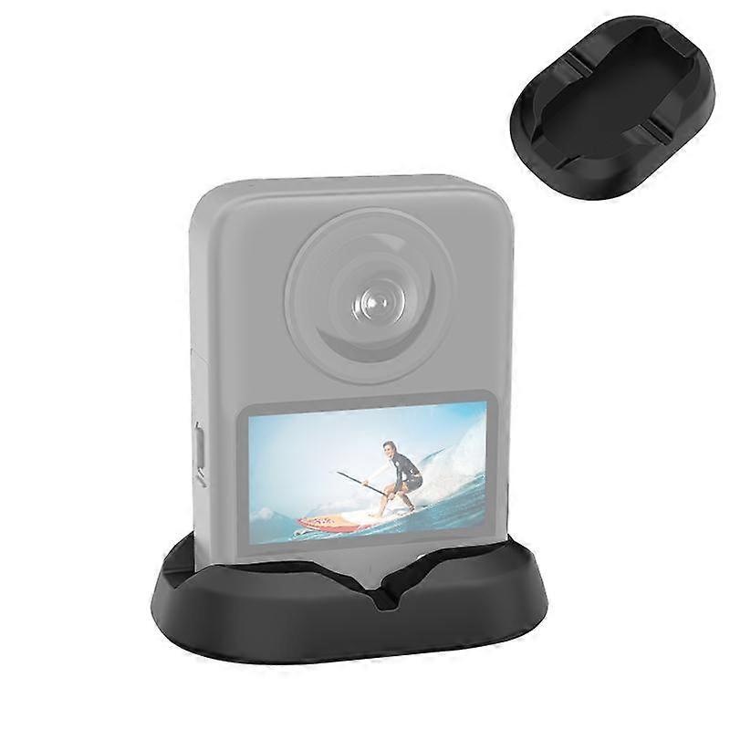 Pour DJI Osmo 360 PULUZ Desktop Silicone Base Stand (Noir)