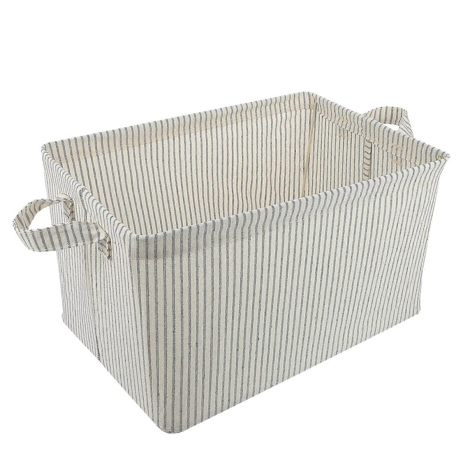 Portable Container With Handle Simple Design Tabletop Storage Basket For General Users 1Set