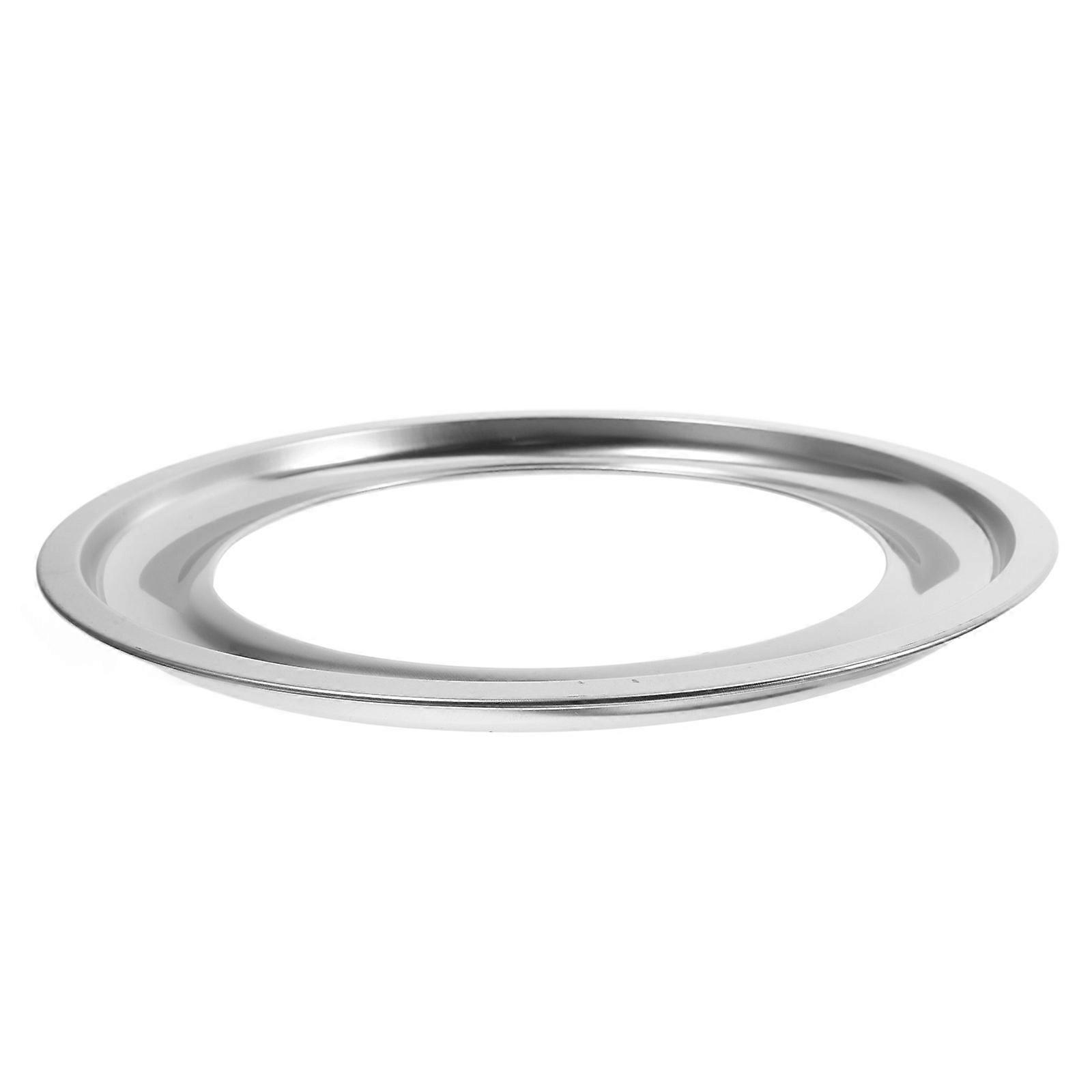 Stove Burner Drip Pan Round Design For Homeowners Kitchen Usage 22.60X22.60X1.50CM Waterproof Safety 1Set