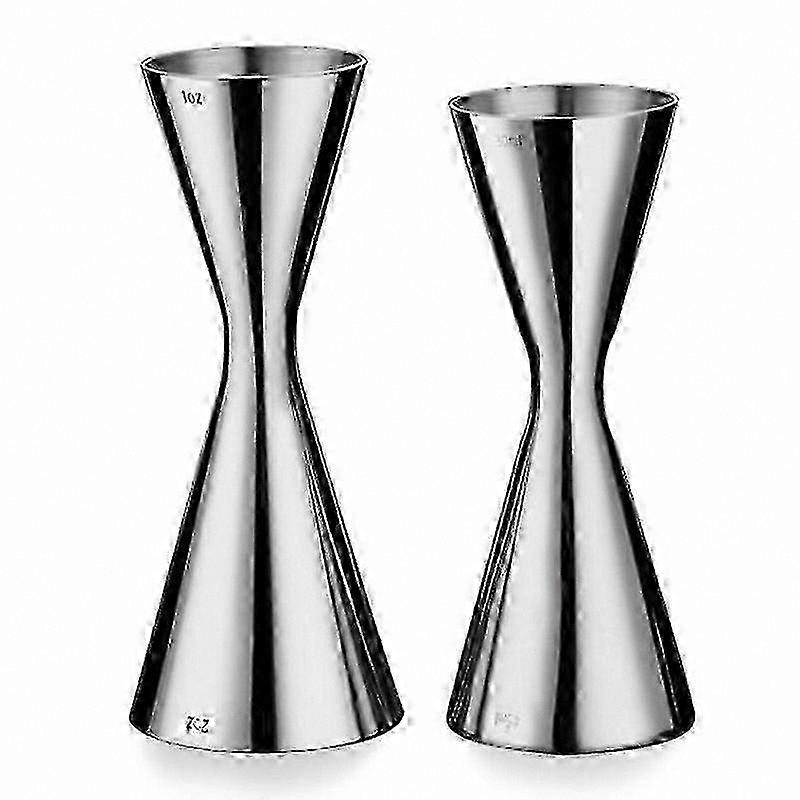 Double Jigger Cocktail Measuring Tool, 30/60ml & 30/45ml Bar Accessories for Mixing Drinks