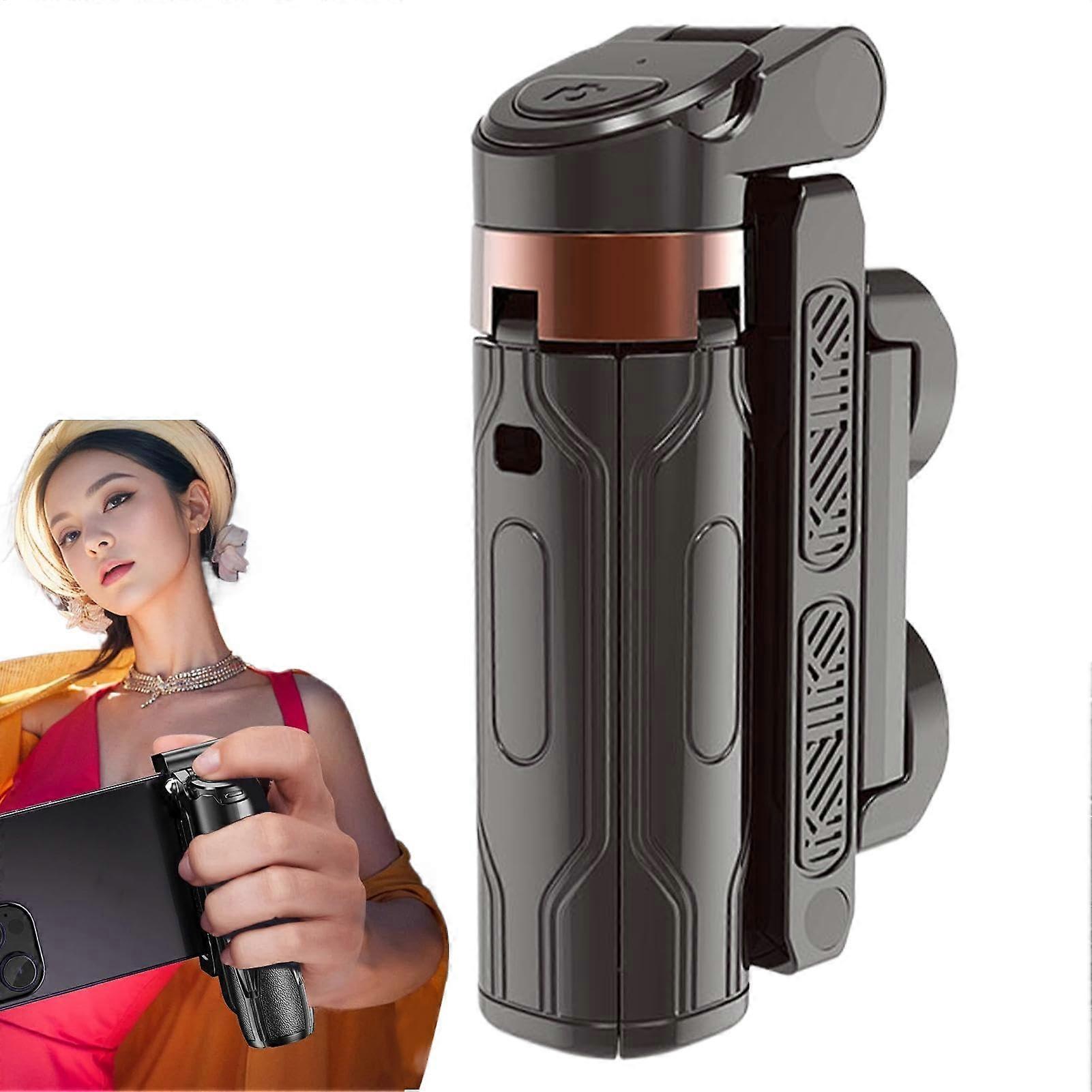 Phone Tripod, Portable Selfie Stick Tripod for Smartphones | Compact Vlogging Stick with 360° Rotatable Wireless Remote