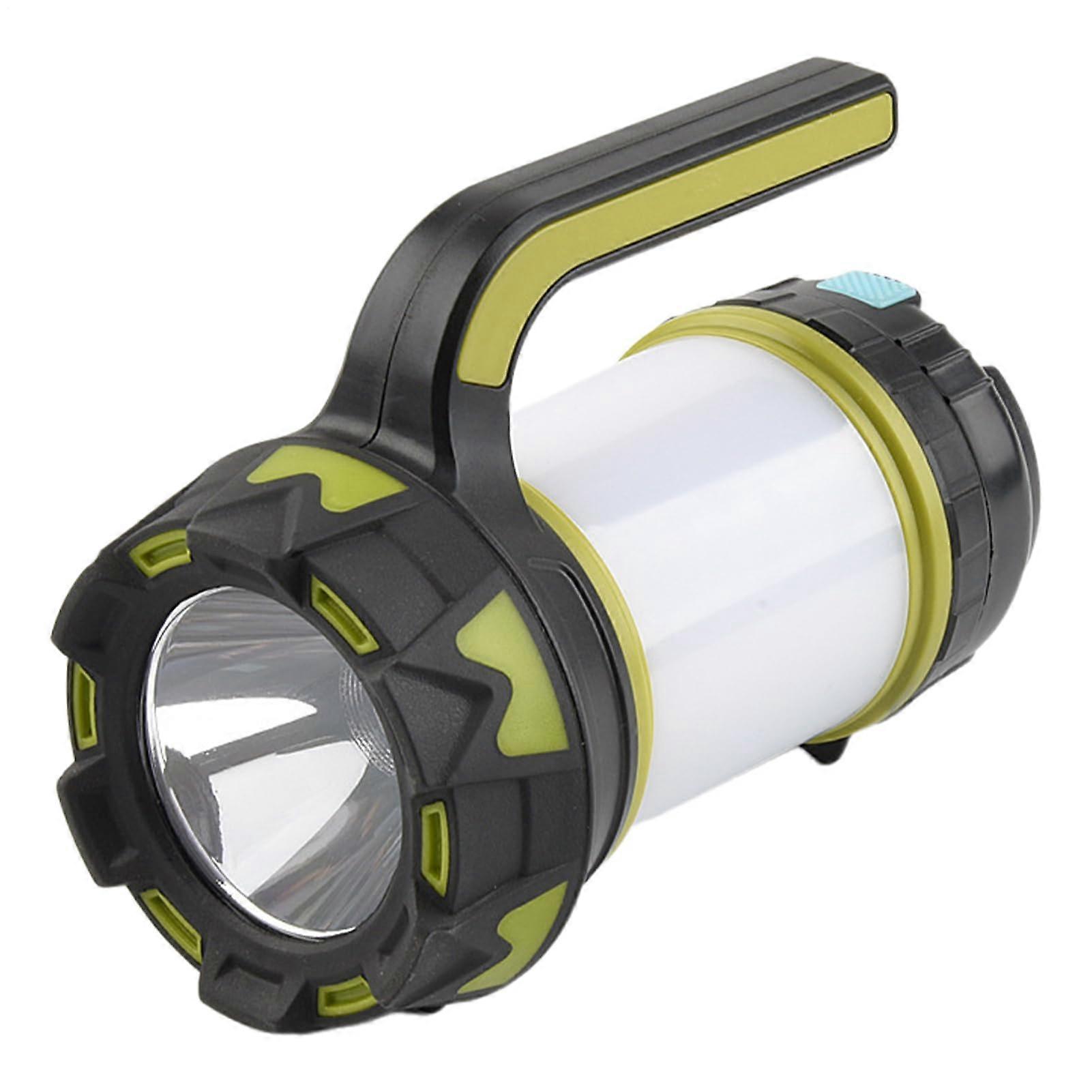 Rechargeable Flashlight - Versatile Workshop, Camping, and Hunting Lantern with Handle | 6 Light Modes, Lightweight Design for Outdoor Use